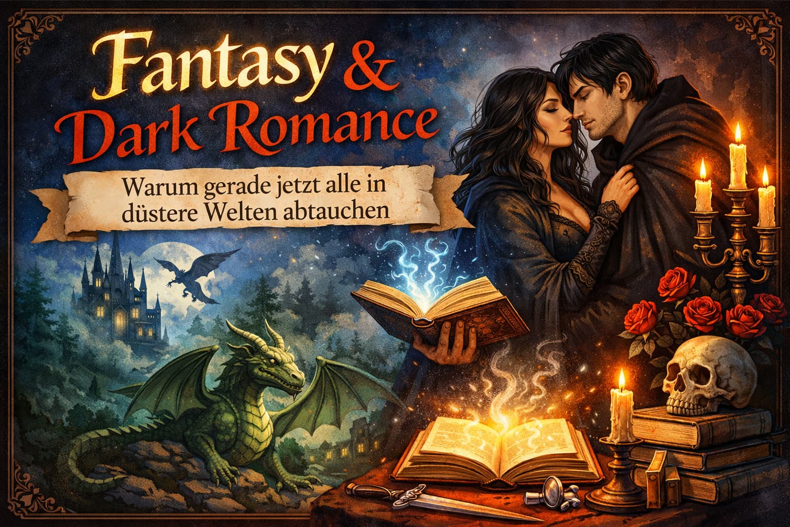 Fantasy & Dark Romance ... Warum gerade jetzt alle in düstere Welten abtauchen